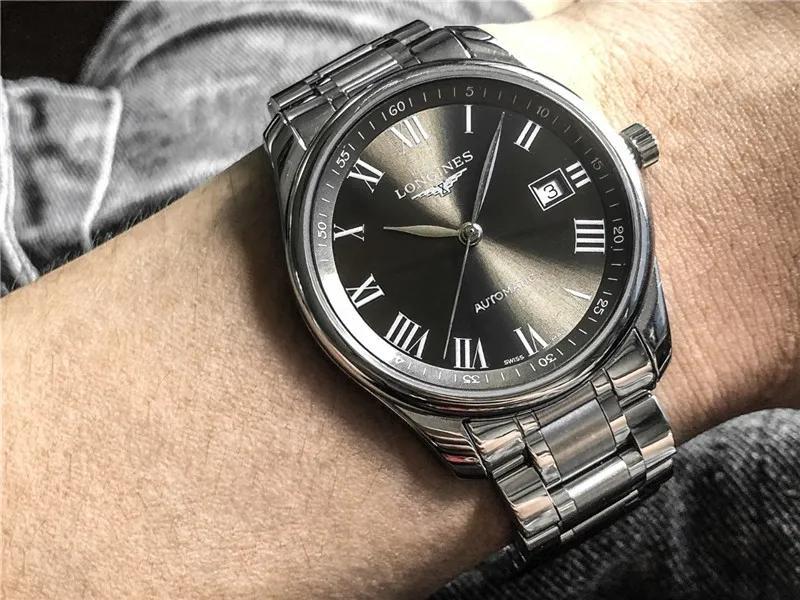 Gerçek-Replika Karşılaştırması: Yeni V9 Factory Longines Master Collection Gri Kadranlı 40 mm 3 Konum Tek Takvimli L2.793.4.71.6 Replika İncelemesi - Tepe Kilit Mekanizması ve Conta Yapısı