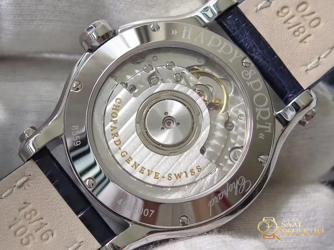 Gerçek-Replika Karşılaştırması: ZF Factory Chopard Happy Diamonds 7 Elmaslı 278559, Sea-Gull 2892 Mekanizmalı 36 mm Otomatik Kadın Kol Saati — Orijinal İncelemesi - Tepe Koruması ve Ayar Fonksiyonu