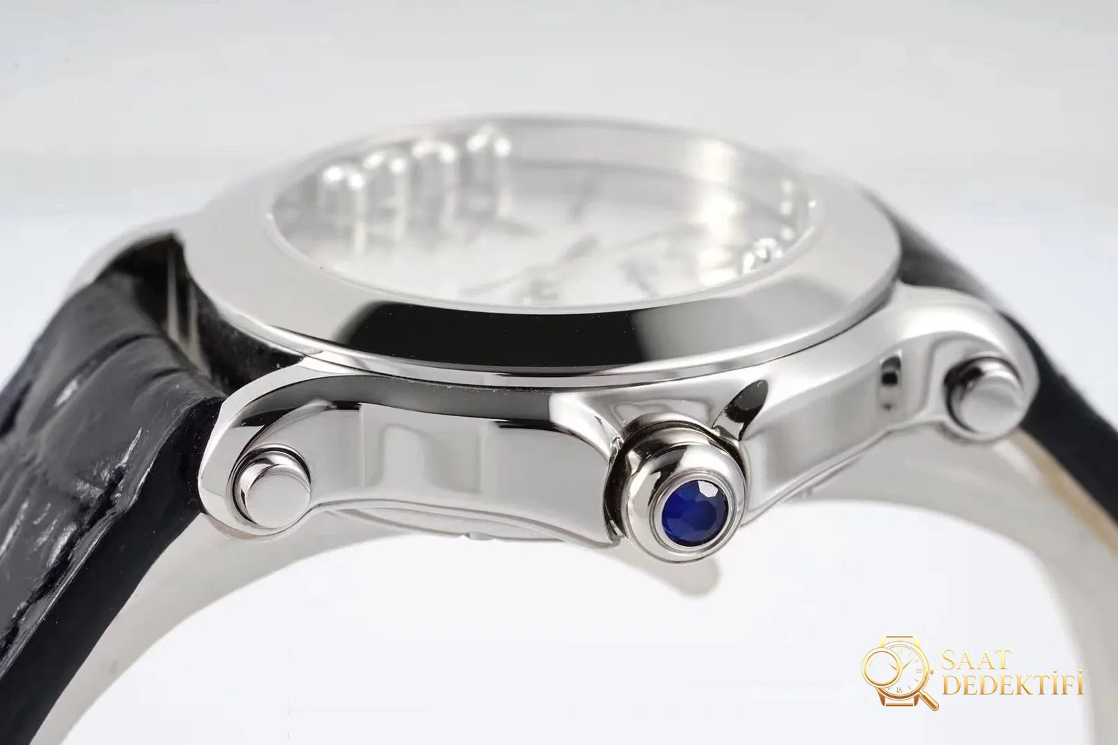 Gerçek-Replika Karşılaştırması: ZF Factory Chopard Happy Diamonds Quartz 278509-3001 Orijinal LUC İsviçre ETA955.112 Mekanizmalı Replika Saat ile Orijinal İnceleme Karşılaştırması - Mekanizma Çark Dizilimi ve Taş Yatakları