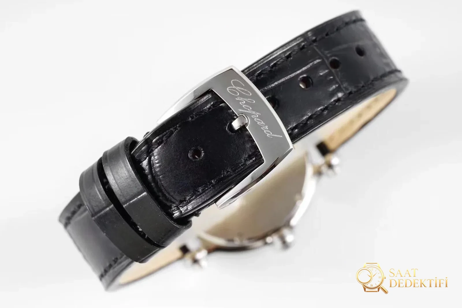 Gerçek-Replika Karşılaştırması: ZF Factory Chopard Happy Diamonds Quartz 278509-3001 Orijinal LUC İsviçre ETA955.112 Mekanizmalı Replika Saat ile Orijinal İnceleme Karşılaştırması - Makro Mekanizma Köprüleri ve Cenevre Çizgileri