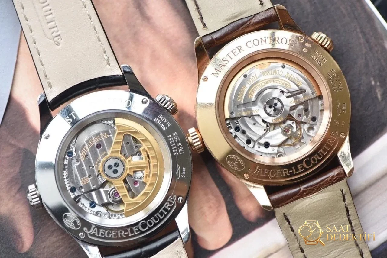 Gerçek-replika karşılaştırması: ZF Factory Jaeger-LeCoultre Master Geographic Q1428421 replika saatin orijinalle karşılaştırmalı incelemesi - Cam Yansıma Önleyici (AR) Kaplama