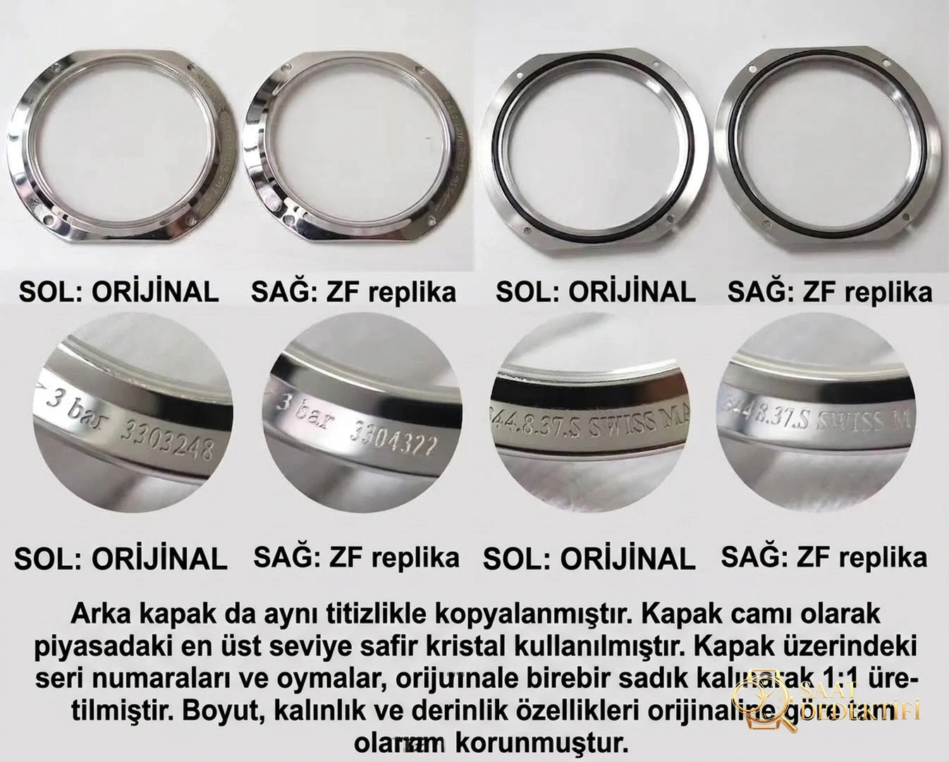 Gerçek-replika karşılaştırması: ZF Factory Jaeger-LeCoultre Rendez-Vous serisi 3468480 kadın mavi kadranlı replika saatin orijinalle karşılaştırmalı incelemesi - Bilekte Duruş ve Kasa Orantısı