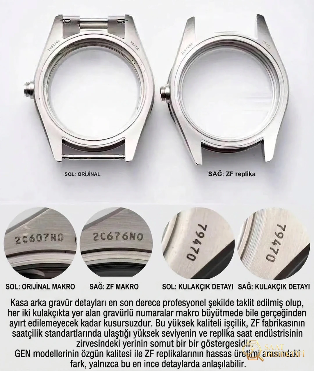 Gerçek-replika karşılaştırması: ZF Factory Tudor M79470 Black Bay 39 mm GMT ilk bakışta belli olur mu? - Klips Kilidi ve Lazer Damgalar