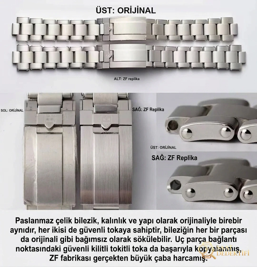 Gerçek-replika karşılaştırması: ZF Factory Tudor M79470 Black Bay 39 mm GMT ilk bakışta belli olur mu? - Fosfor ve Super-LumiNova Gece Görünümü