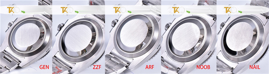 Gerçek-replika karşılaştırması: ZZ Factory AR Factory NAIL ve N Factory Rolex siyah su hayaleti replika saatiyle orijinalin en detaylı görselli incelemesi — 20. fotoğraf
