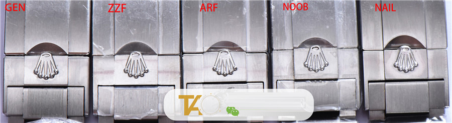 Gerçek-replika karşılaştırması: ZZ Factory AR Factory NAIL ve N Factory Rolex siyah su hayaleti replika saatiyle orijinalin en detaylı görselli incelemesi — 35. fotoğraf