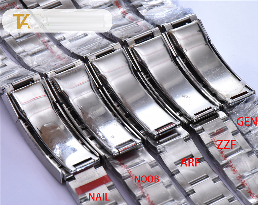 Gerçek-replika karşılaştırması: ZZ Factory AR Factory NAIL ve N Factory Rolex siyah su hayaleti replika saatiyle orijinalin en detaylı görselli incelemesi — 38. fotoğraf
