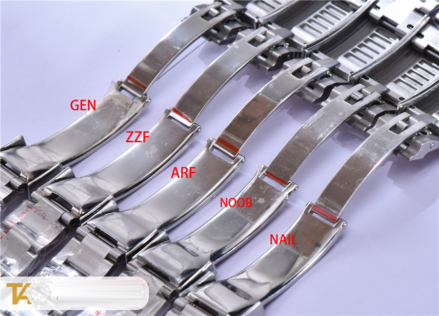 Gerçek-replika karşılaştırması: ZZ Factory AR Factory NAIL ve N Factory Rolex siyah su hayaleti replika saatiyle orijinalin en detaylı görselli incelemesi — 39. fotoğraf