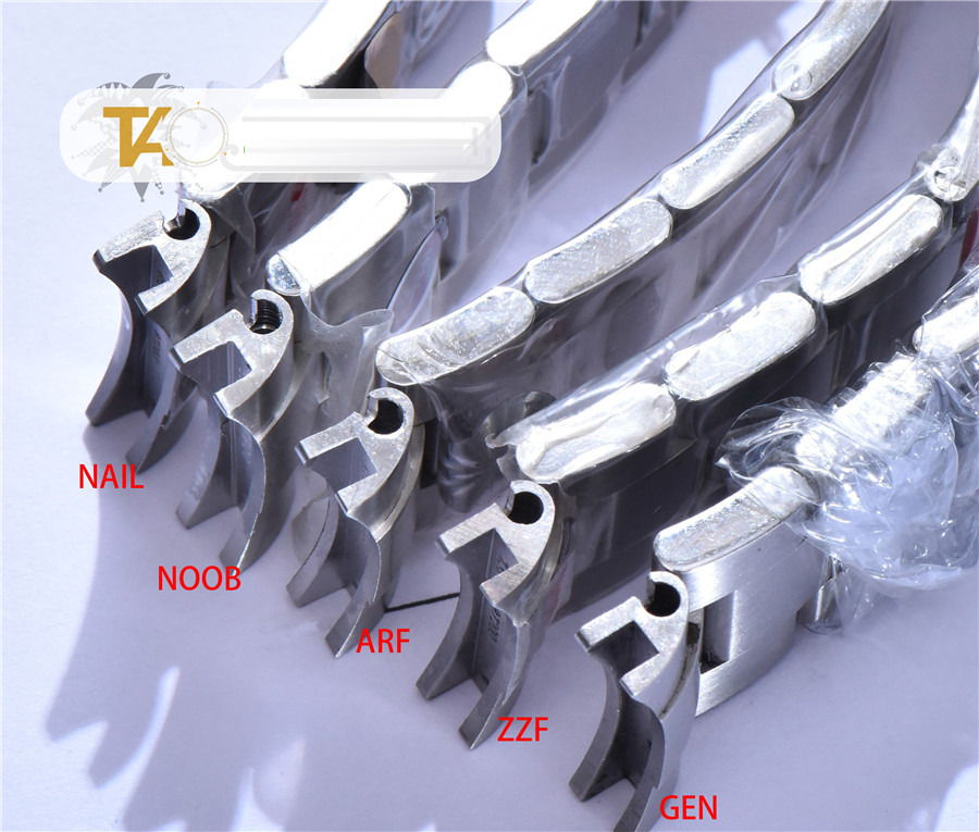 Gerçek-replika karşılaştırması: ZZ Factory AR Factory NAIL ve N Factory Rolex siyah su hayaleti replika saatiyle orijinalin en detaylı görselli incelemesi — 46. fotoğraf