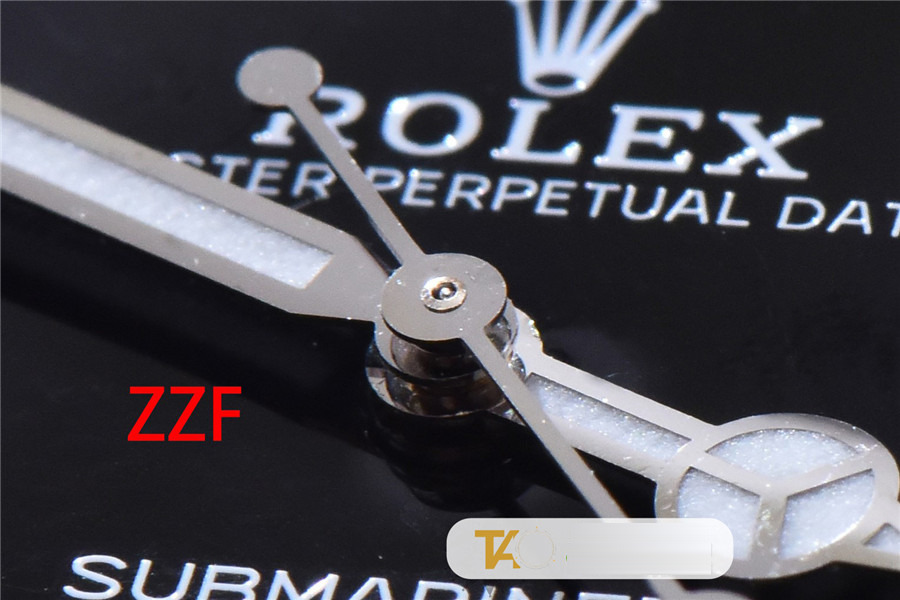 Gerçek-replika karşılaştırması: ZZ Factory AR Factory NAIL ve N Factory Rolex siyah su hayaleti replika saatiyle orijinalin en detaylı görselli incelemesi — 53. fotoğraf