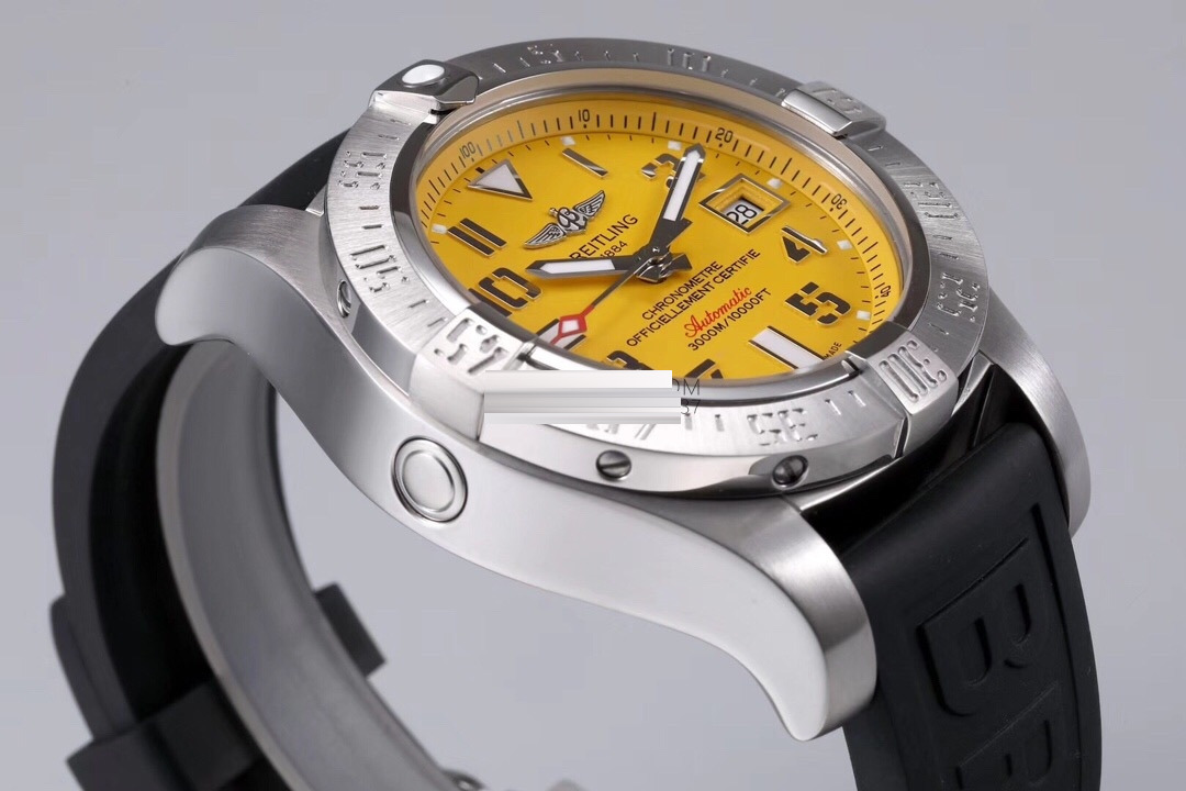 Gerçek tahliye valfli tek saat: GF Factory V2 versiyon Breitling Avenger II Seawolf replika saat (45 mm) incelemesi — 10. fotoğraf