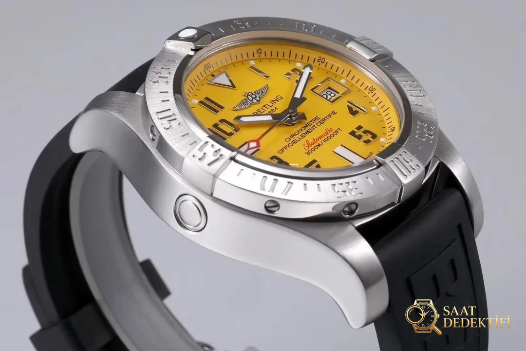 Gerçek tahliye valfli tek saat: GF Factory V2 versiyon Breitling Avenger II Seawolf replika saat (45 mm) incelemesi - Mekanizma Zemberek ve Balans Detayı