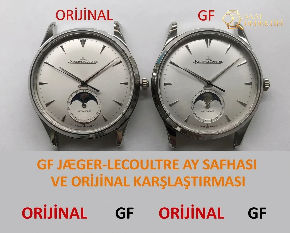 Gerçekten ayırt etmesi zor: GF Factory Jaeger-LeCoultre Master Moonphase serisi klasik replika erkek saati Q1368420