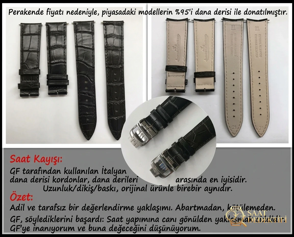 Gerçekten ayırt etmesi zor: GF Factory Jaeger-LeCoultre Master Moonphase serisi klasik replika erkek saati Q1368420