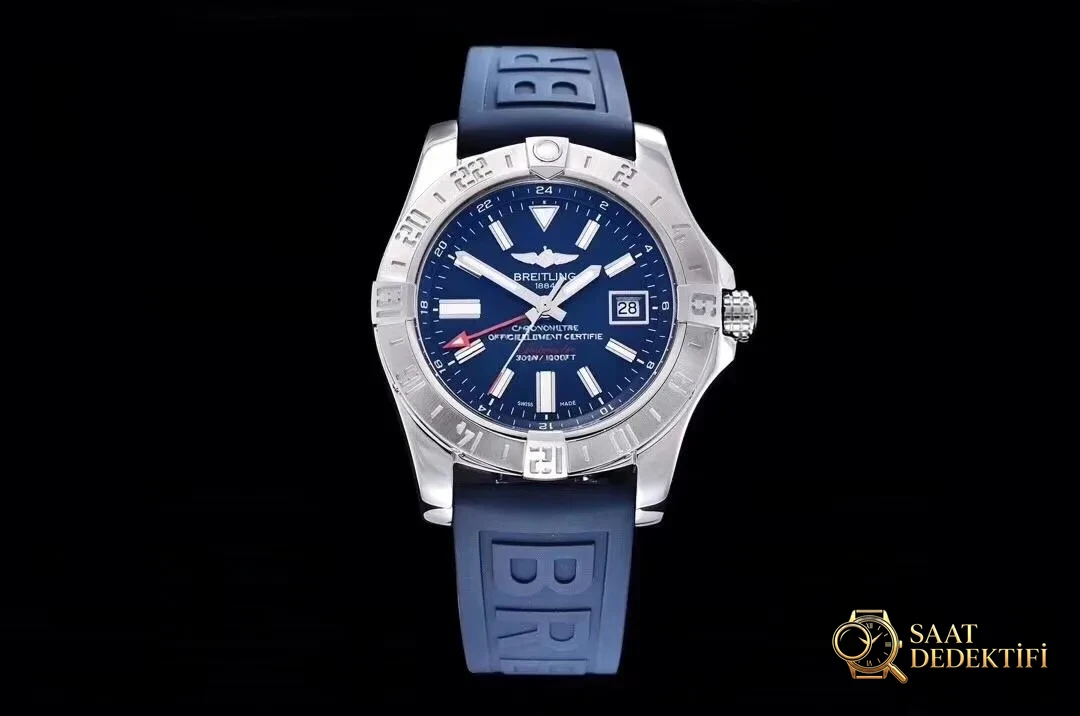 GF Factory V2 Breitling Avenger II GMT A3239011 güncellenmiş versiyon replika saat ile orijinal karşılaştırmalı inceleme - Tepe Koruması ve Ayar Fonksiyonu