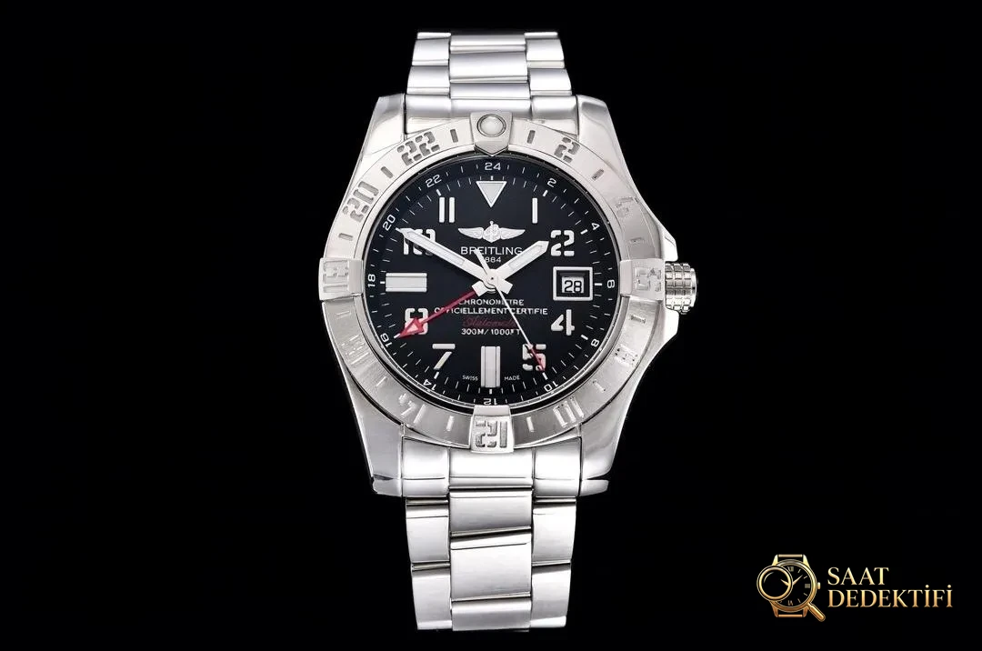 GF Factory V2 Breitling Avenger II GMT A3239011 güncellenmiş versiyon replika saat ile orijinal karşılaştırmalı inceleme - Toka İçi Mikro Ayar Mekanizması