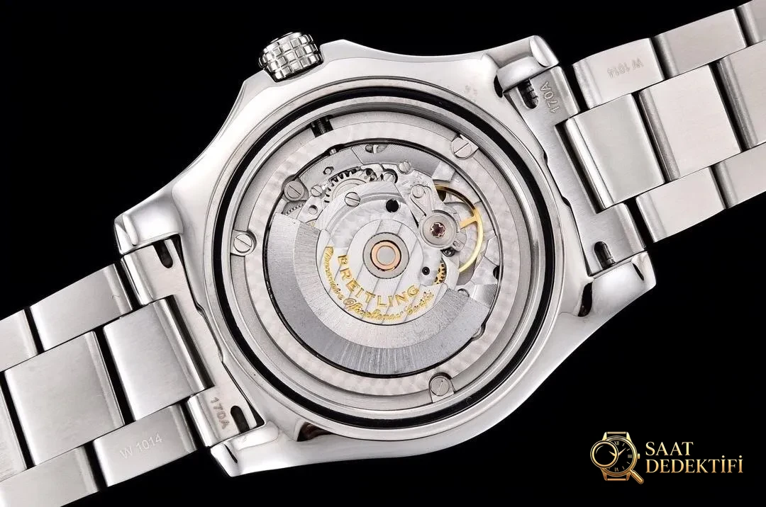 GF Factory V2 Breitling Avenger II GMT A3239011 güncellenmiş versiyon replika saat ile orijinal karşılaştırmalı inceleme - Bezel İçi Rehaut Gravürü ve Hizalaması