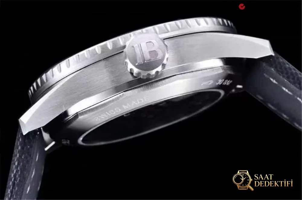 GF Factory Blancpain Fifty Fathoms 43 mm «Saten Paslanmaz Çelik» Detaylı İnceleme - Kasa Profili ve Kurma Kolu İncelemesi