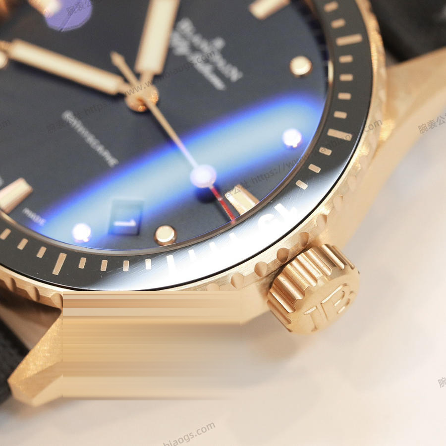 GF Factory Blancpain Fifty Fathoms 50 Fathoms Serisi 5000-36S30-B52A Kol Saati — 6. fotoğraf