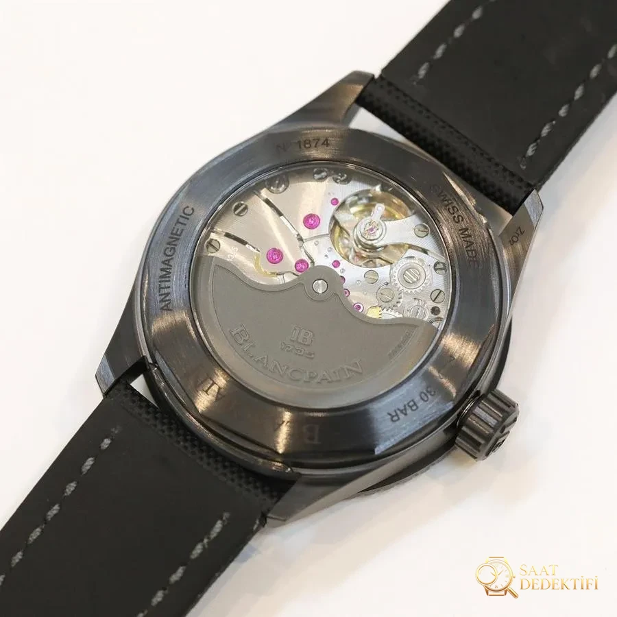 GF Factory Blancpain Fifty Fathoms 5000-0130-B52A Kol Saati (Seramik Kasa) - Klips Kilidi ve Lazer Damgalar