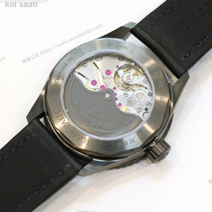 GF Factory Blancpain Fifty Fathoms 5000-0240-O52A Saat (Seramik Kasa) — 7. fotoğraf