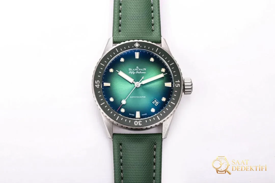 GF Fifty Fathoms, GF Factory Fifty Fathoms, GF Factory resmi site, GF Factory Blancpain, GF Factory saat, GF Factory aurora yeşil, GF Blancpain Fifty Fathoms, GF Blancpain Fifty Fathoms 5000