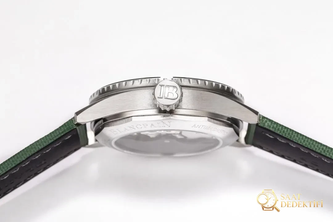 GF Factory Blancpain Fifty Fathoms 5000 Aurora Green çelik kasa limitli üretim incelemesi - Bilezik, Toka ve Klips Mekanizması