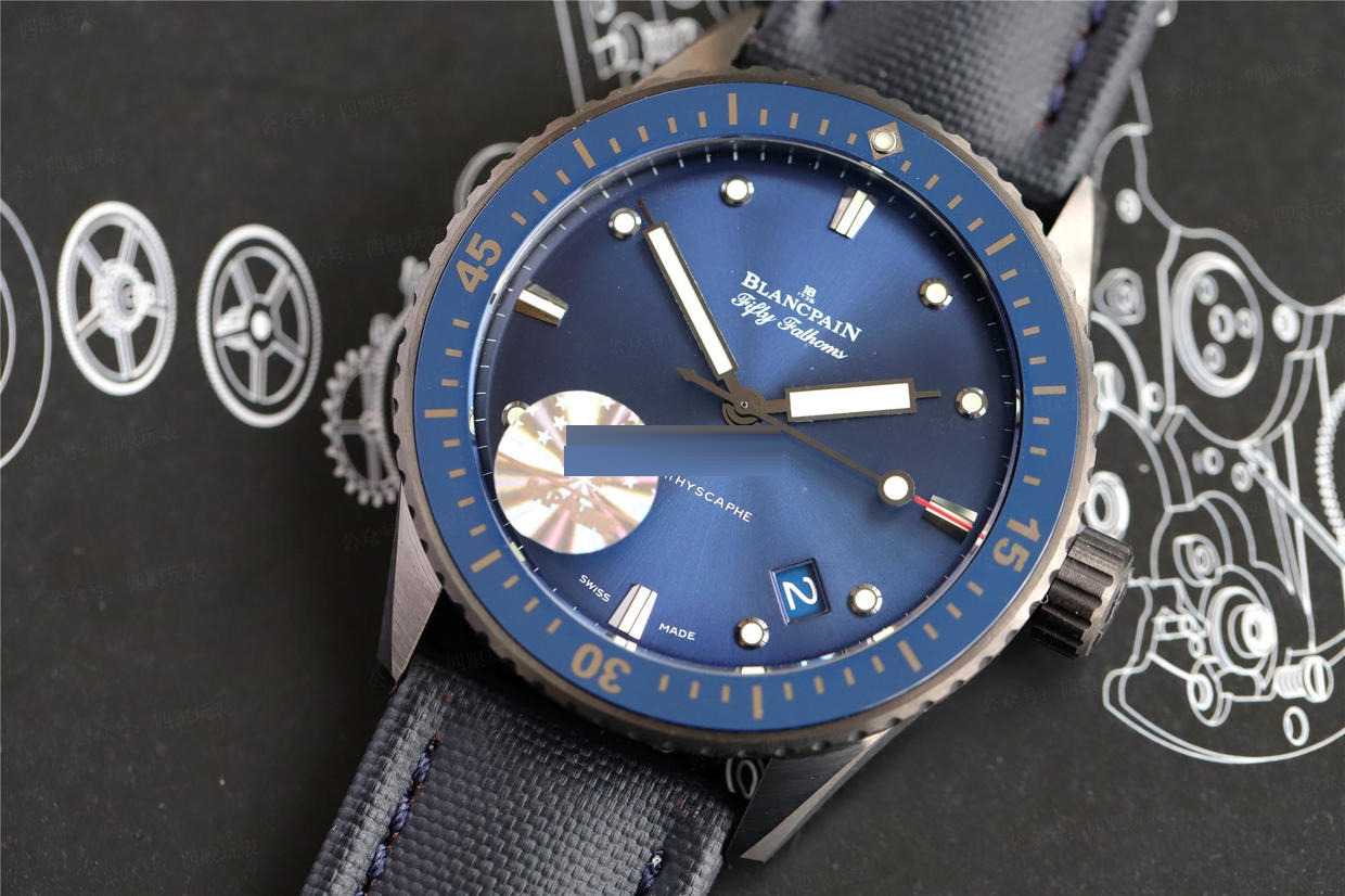 GF Factory Blancpain Fifty Fathoms 5000 mavi kadranlı seramik modelin işçiliği nasıl? ZF Factory modeli geride bırakabilir mi? — 4. fotoğraf