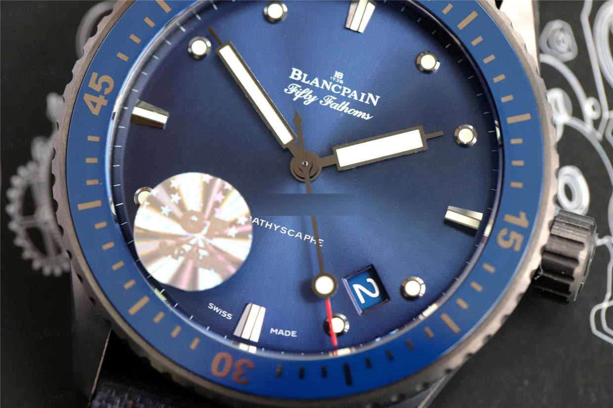 GF Factory Blancpain Fifty Fathoms 5000 mavi kadranlı seramik modelin işçiliği nasıl? ZF Factory modeli geride bırakabilir mi? — 5. fotoğraf