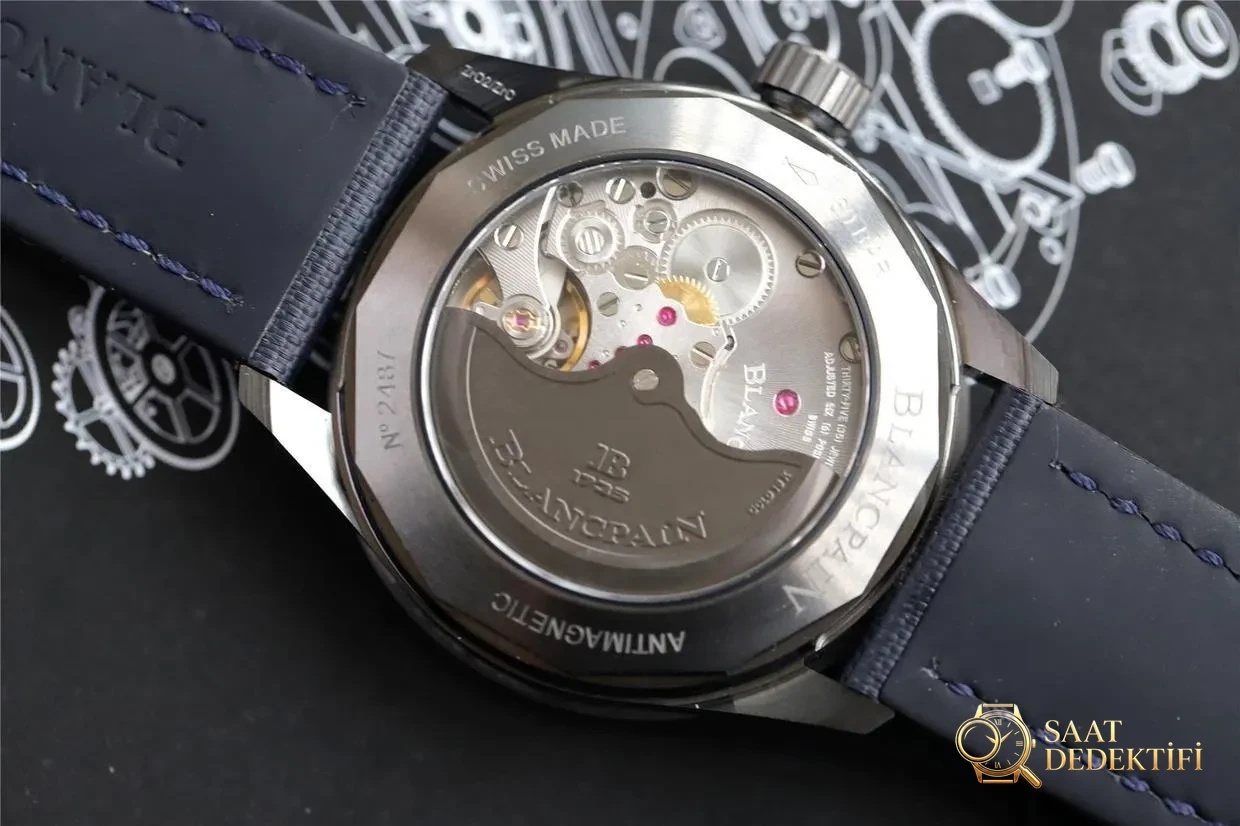 GF Factory Blancpain Fifty Fathoms 5000 mavi kadranlı seramik modelin işçiliği nasıl? ZF Factory modeli geride bırakabilir mi? - Fosfor ve Super-LumiNova Gece Görünümü
