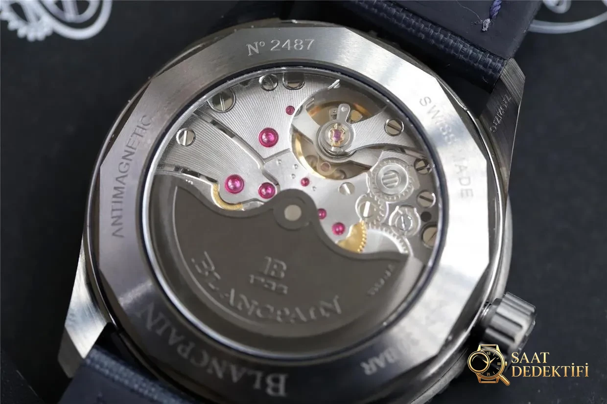GF Factory Blancpain Fifty Fathoms 5000 mavi kadranlı seramik modelin işçiliği nasıl? ZF Factory modeli geride bırakabilir mi? - Yan Profil ve Kordon Bağlantısı