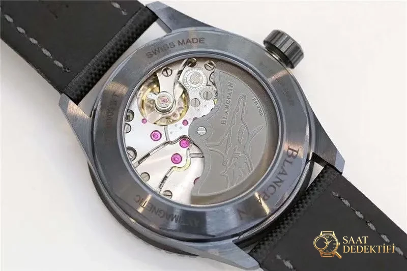 GF Factory Blancpain Fifty Fathoms 5005 Aurora Yeşili Seramik Saat İncelemesi - Bilezik, Toka ve Klips Mekanizması