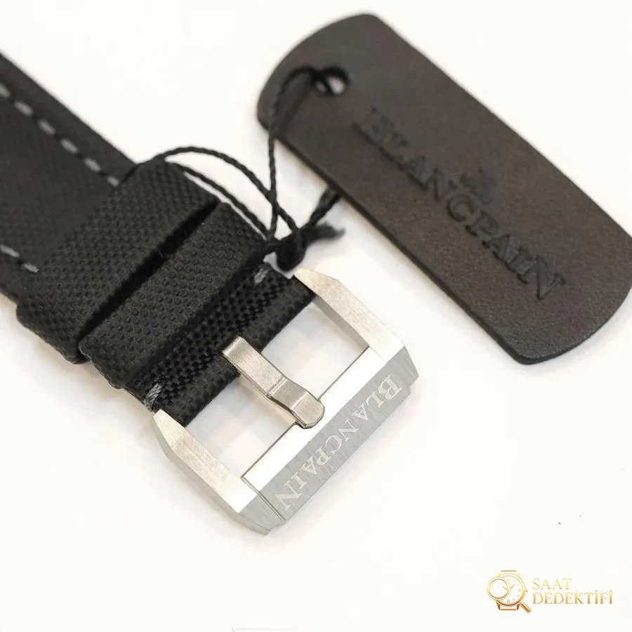 GF Factory Blancpain Fifty Fathoms 5100B-1110-B52A saati (çelik kasa) - Fosfor ve Super-LumiNova Gece Görünümü