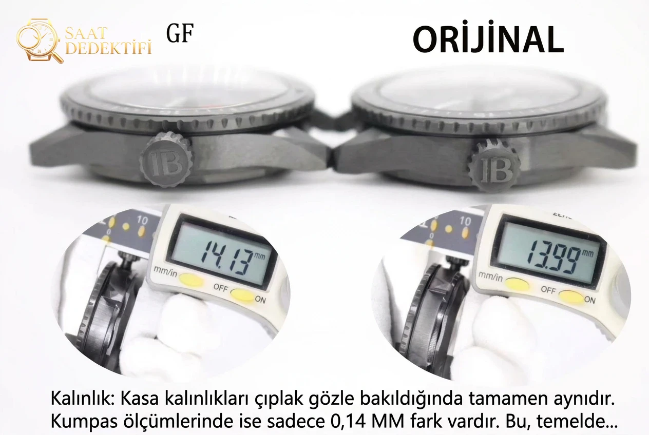GF Factory Blancpain Fifty Fathoms seramik kasa 5000 serisi 43.6 mm replika saat orijinal karşılaştırmalı incelemesi - Bilezik, Toka ve Klips Mekanizması