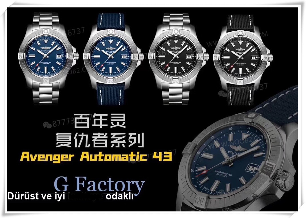 GF Factory Breitling Avenger 43 mm işçiliği nasıl? Kalitesi iyi mi? — 1. fotoğraf