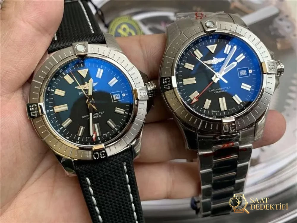 GF Factory Breitling Avenger 45 mm çift zaman dilimli saat işçilik incelemesi - Genel Açı ve Estetik Duruş