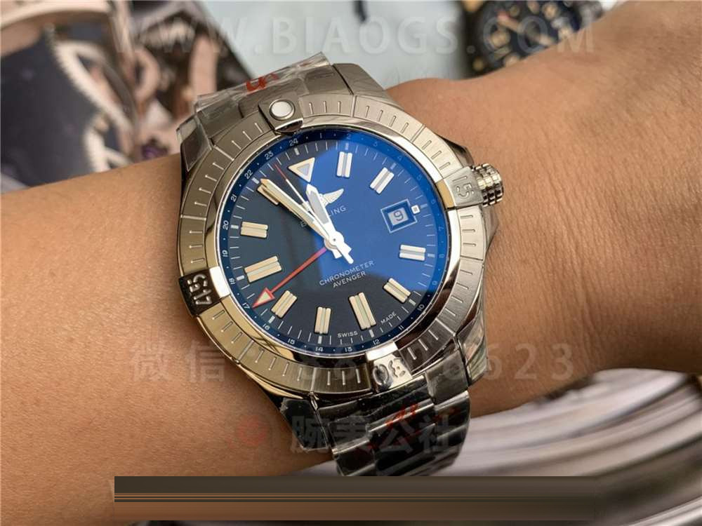 GF Factory Breitling Avenger 45 mm çift zaman dilimli saat işçilik incelemesi — 24. fotoğraf