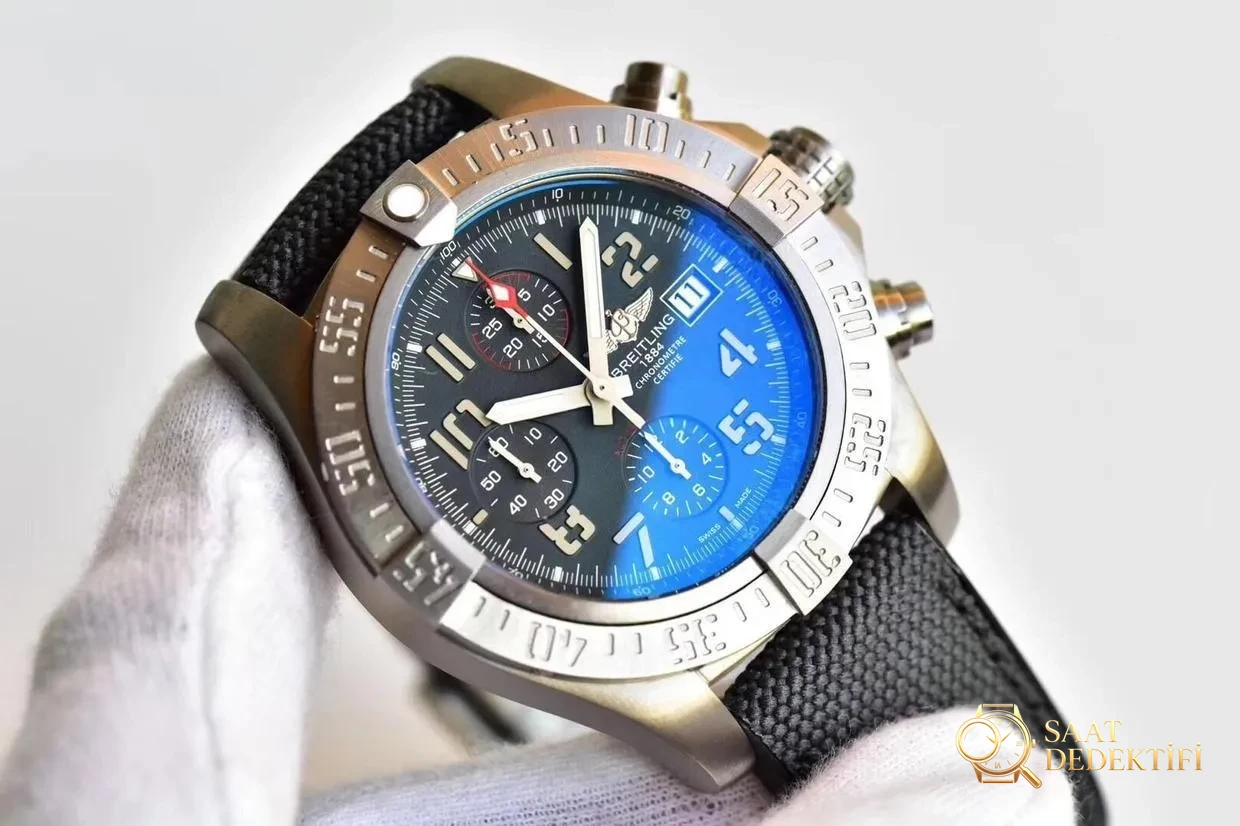 GF Factory Breitling Avenger gerçek-replika karşılaştırması ve orijinalle arasındaki fark nerede? - Kasa Profili ve Kurma Kolu İncelemesi