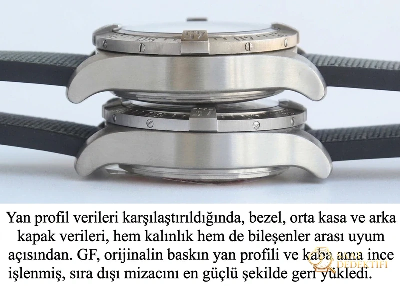 GF Factory Breitling Avenger gerçek-replika karşılaştırması ve orijinalle arasındaki fark nerede? - Bilezik Bakla Ayrımı ve Pim Yapısı