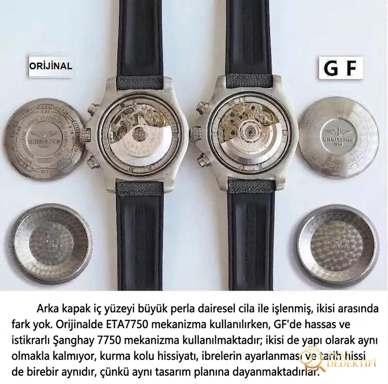 GF Factory Breitling Avenger gerçek-replika karşılaştırması ve orijinalle arasındaki fark nerede? - Toka İçi Mikro Ayar Mekanizması