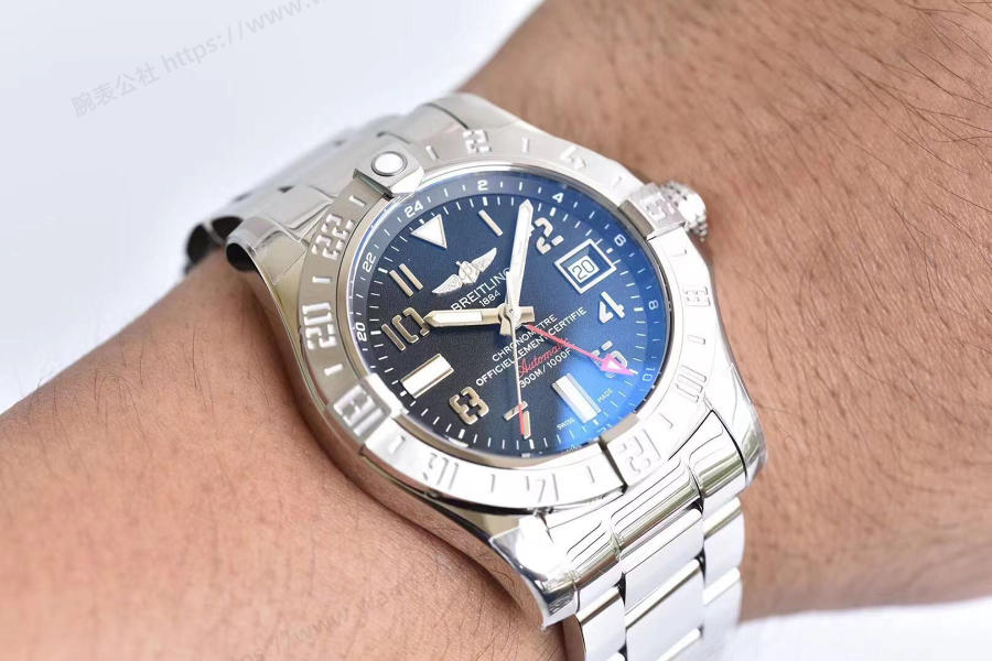 GF Factory Breitling Avenger GMT çift zaman dilimi saatinin kalitesi nasıl? — 1. fotoğraf