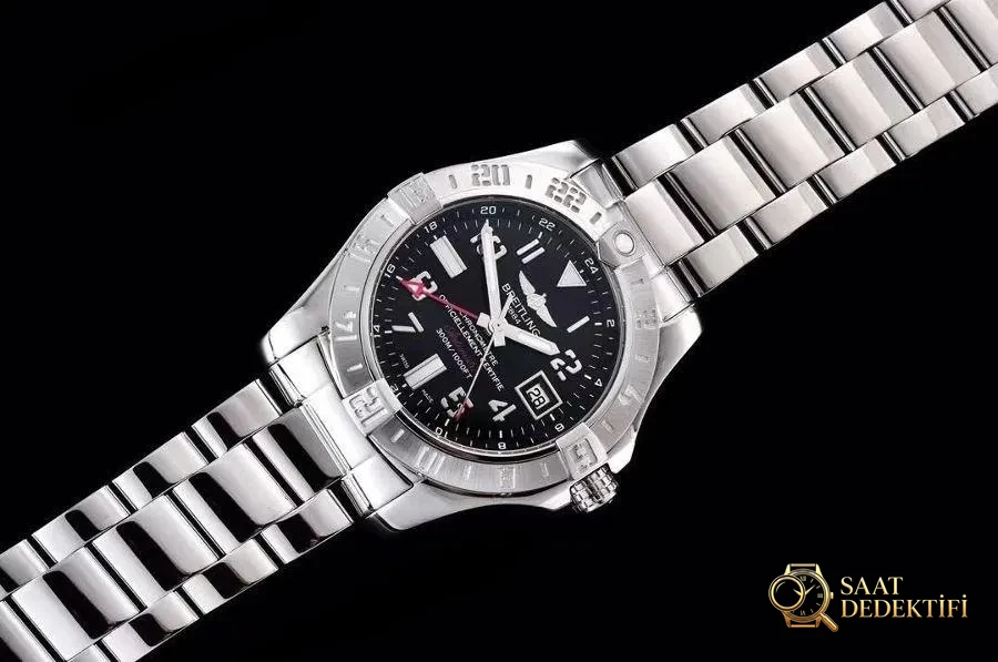 GF Factory Breitling Avenger GMT çift zaman dilimi saatinin kalitesi nasıl? - Kadran Detayı ve Bezel İşçiliği