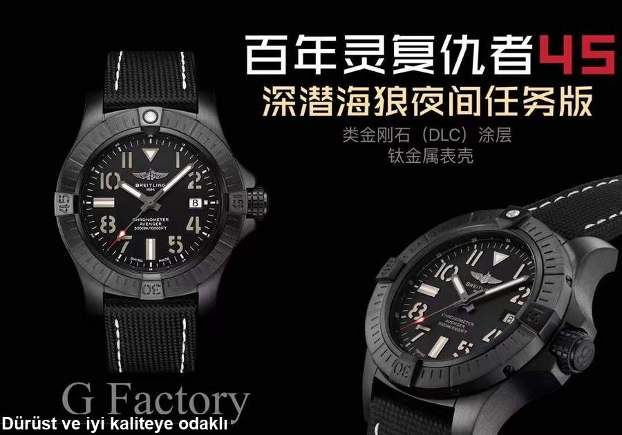 GF Factory Breitling Avenger Seawolf Black Steel V2 Modeli Alınır mı — 2. fotoğraf