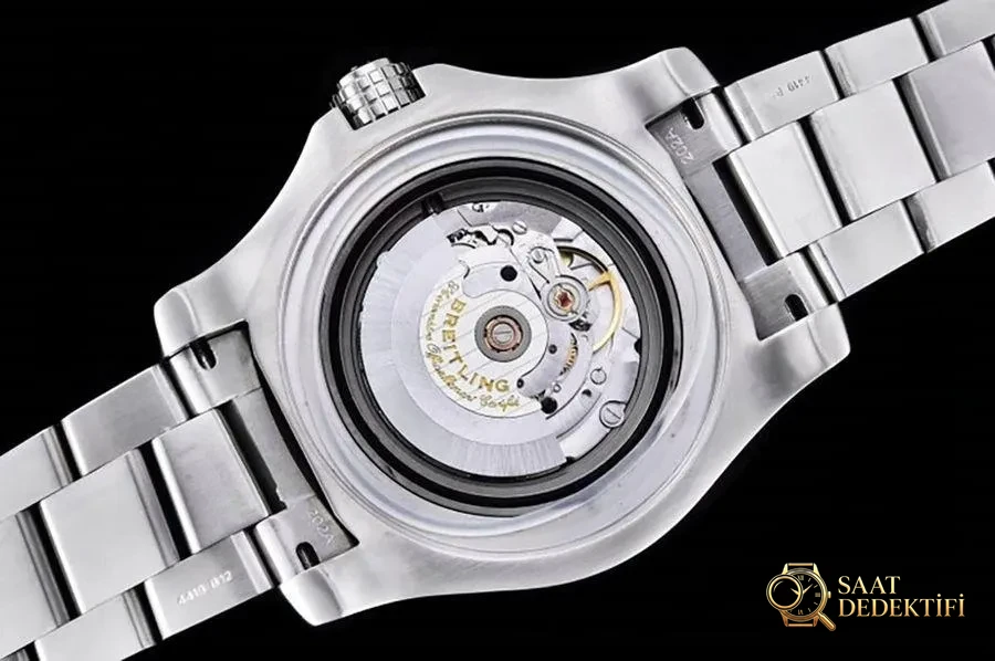 GF Factory Breitling Avenger Seawolf serisi (sarı kadranlı) saat incelemesi - Makro Kadran ve İndeks İşçiliği