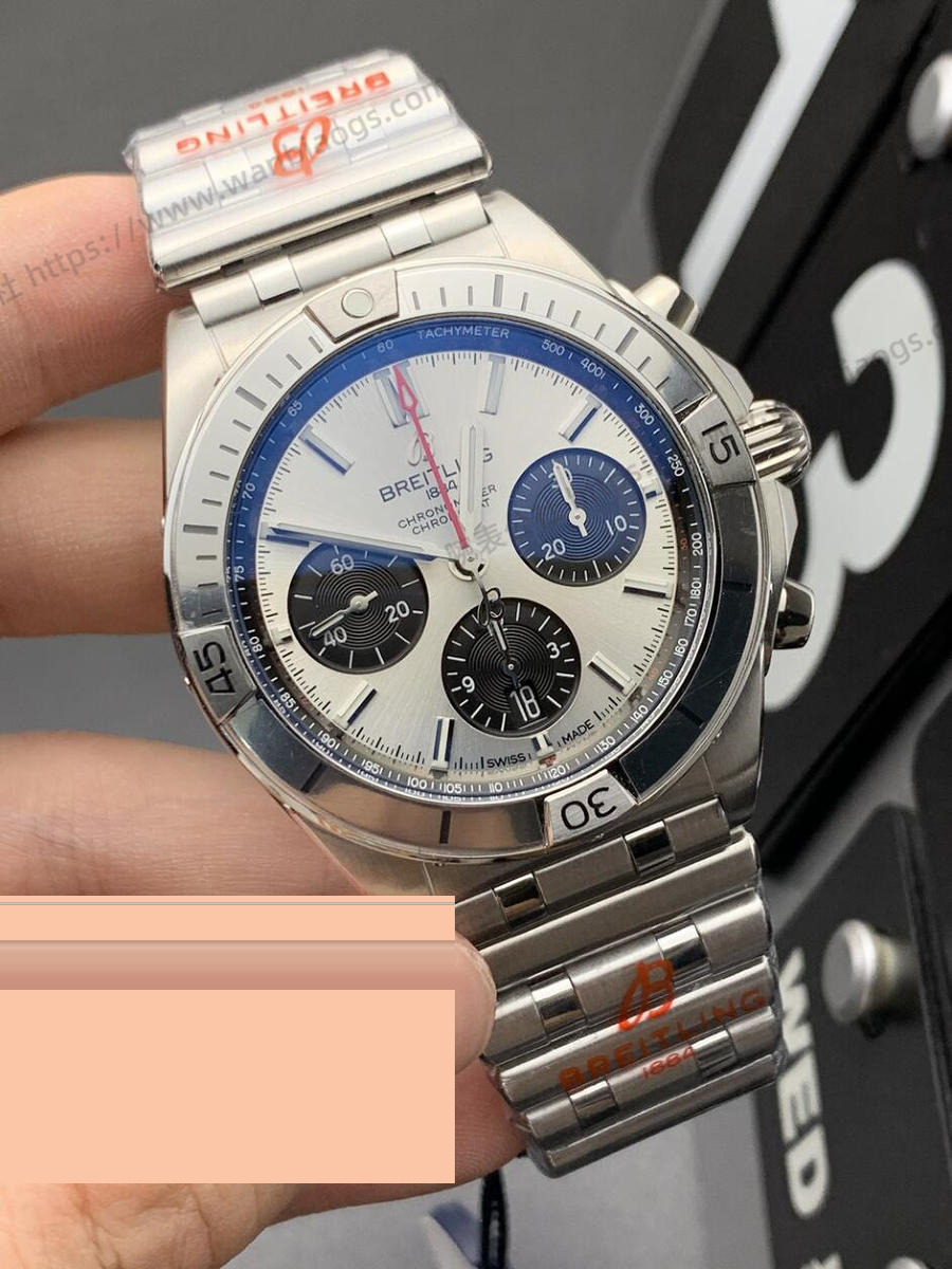 GF Factory Breitling B01 Kronograf Serisi 42 mm Bullet Bilezikli Kol Saati (Panda Kadran) İncelemesi — 2. fotoğraf