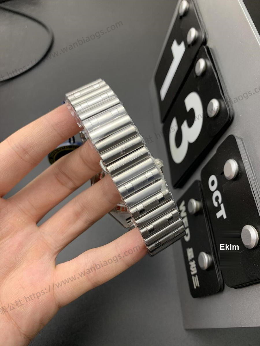 GF Factory Breitling B01 Kronograf Serisi 42 mm Bullet Bilezikli Kol Saati (Panda Kadran) İncelemesi — 6. fotoğraf