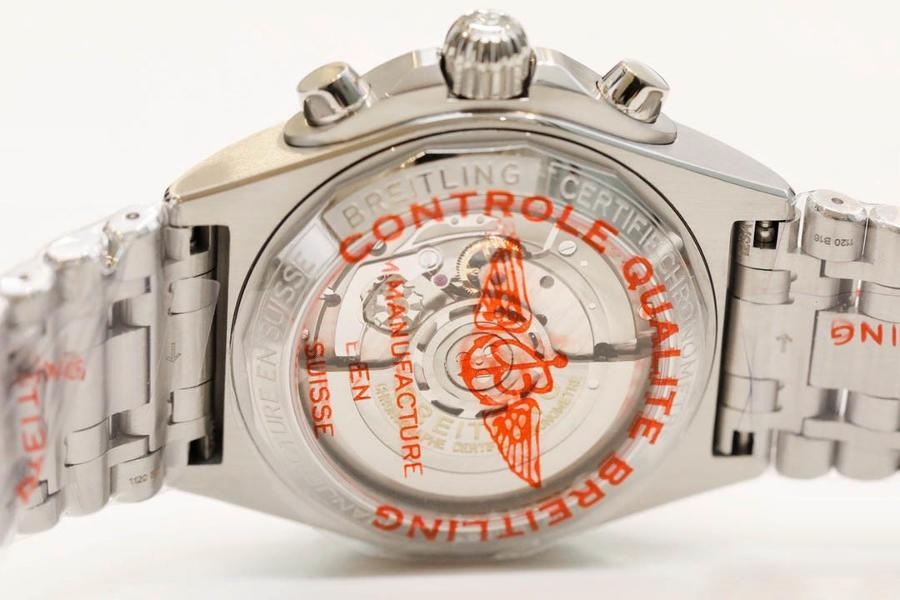 GF Factory Breitling B01 Kronograf serisi kol saati (bakır rengi kadran) incelemesi — 5. fotoğraf
