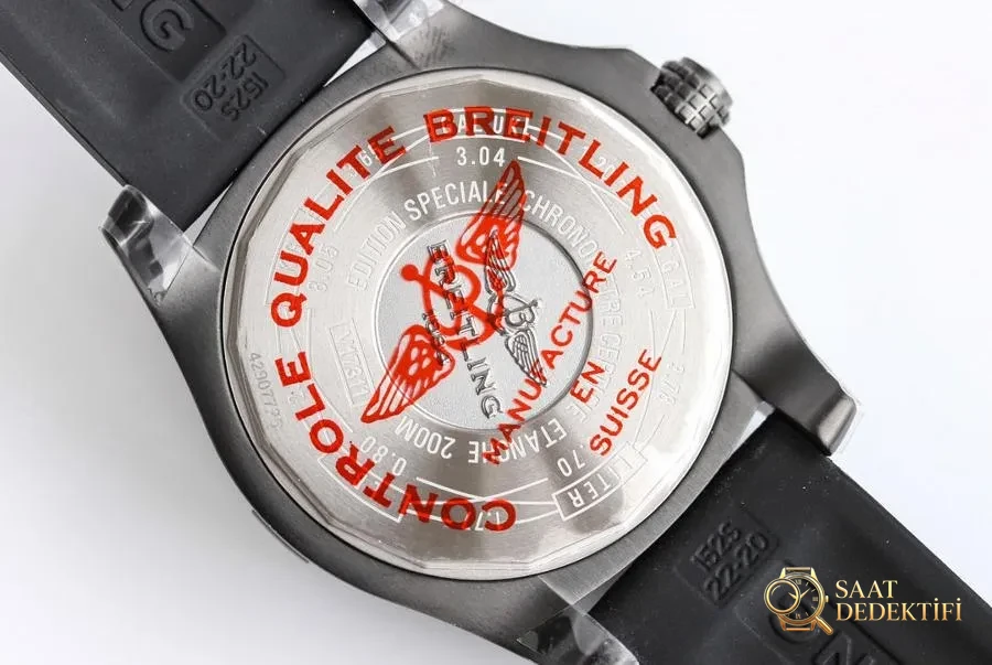 GF Factory Breitling Blackbird V4 versiyonu ilk bakışta replika belli olur mu? - Kadran Detayı ve Bezel İşçiliği