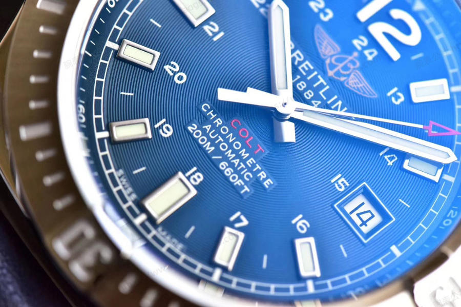 GF Factory Breitling Challenger serisi (mavi kadran) saat incelemesi — 5. fotoğraf
