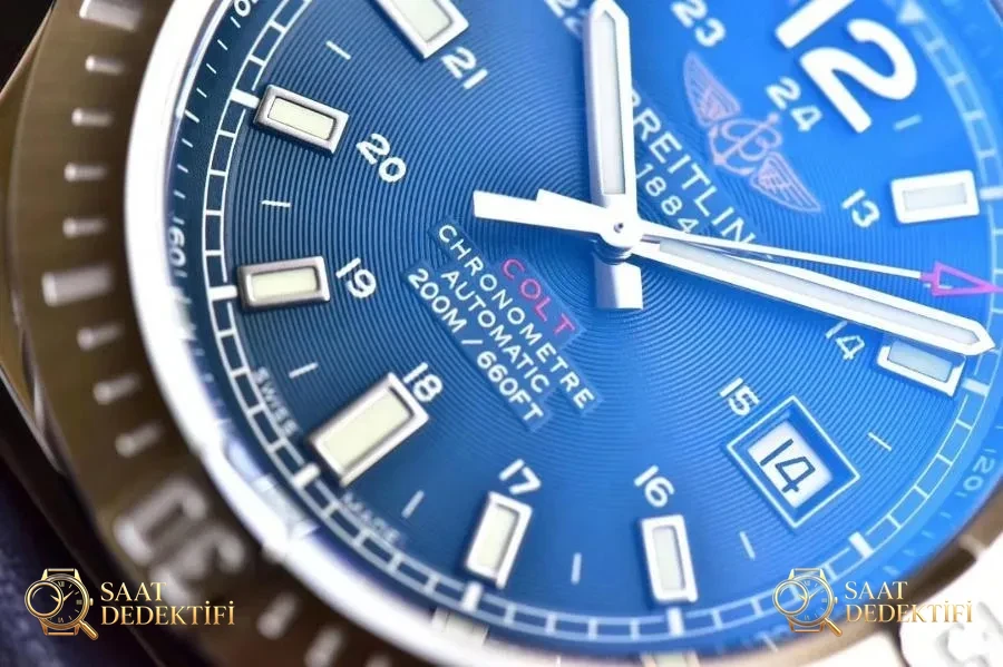 GF Factory Breitling Challenger serisi (mavi kadran) saat incelemesi - Bilezik, Toka ve Klips Mekanizması